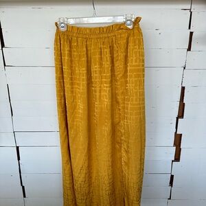 Elegant Mustard Yellow Skirt